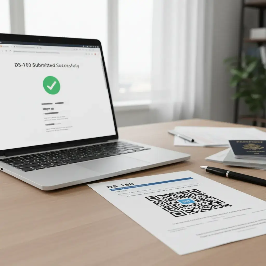 DS-160 Form & Appointment Documents (