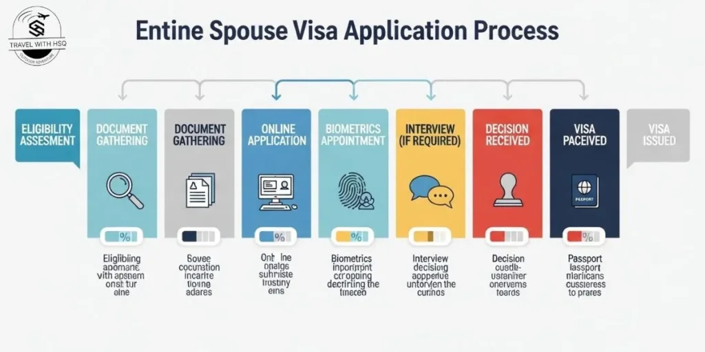 Step-By-Step Process for USA Family/Spouse Visa
